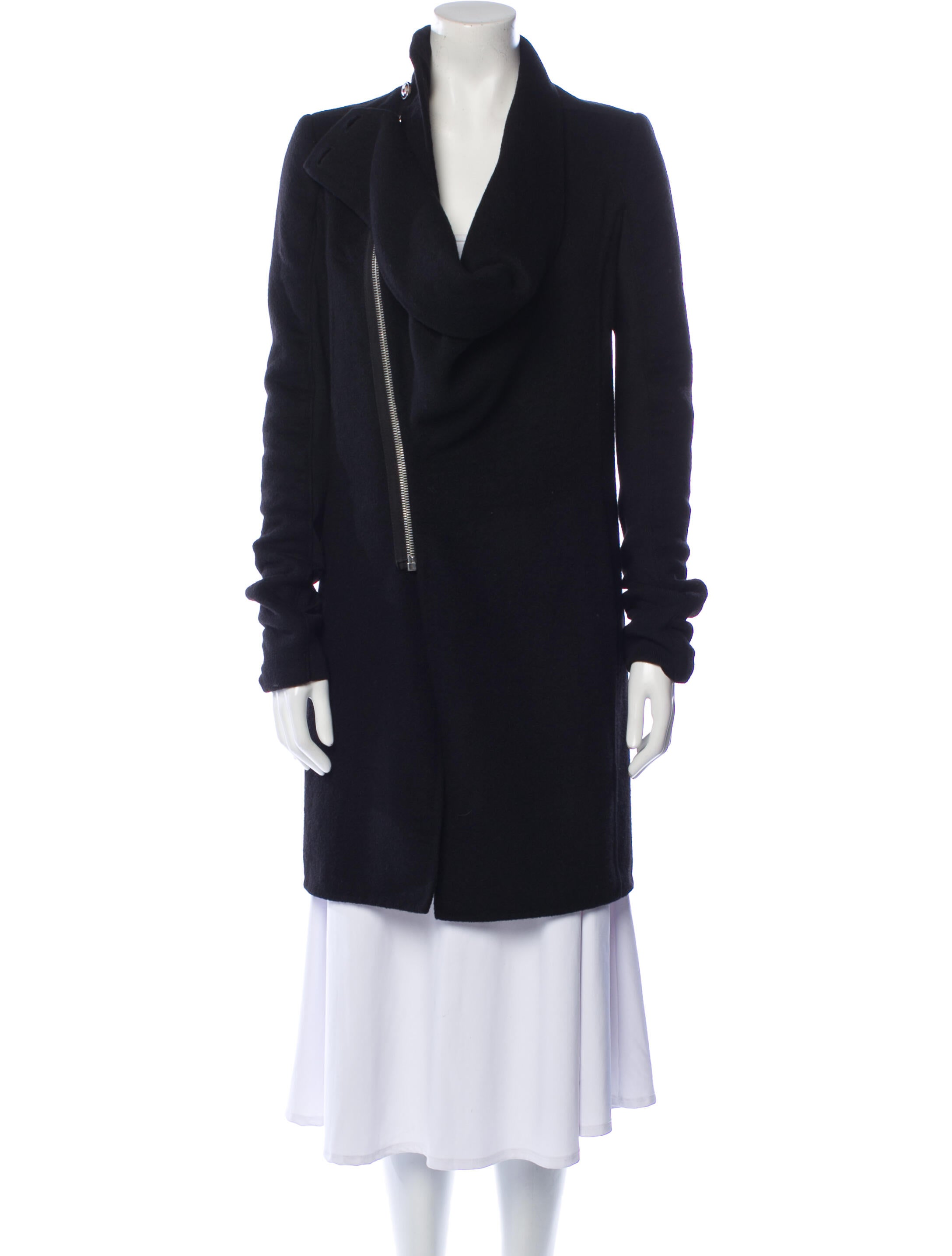Rick Owens Black Coats main image 1