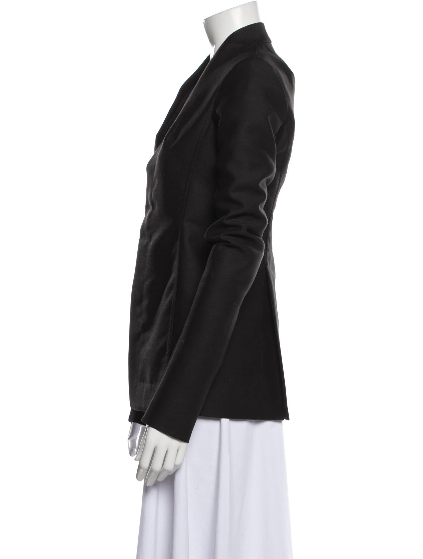 Rick Owens 2013 Virgin Wool Evening Jacket