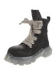Rick Owens Bozo Tractor Jumbo Lace Leather Hiking Boots