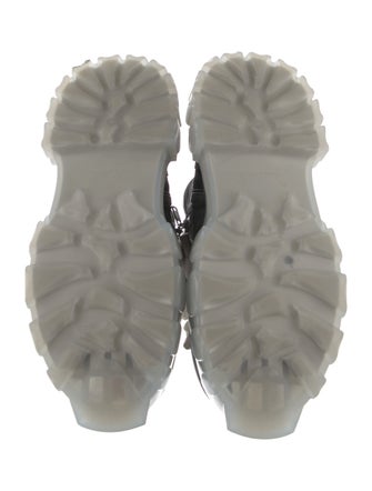 Rick Owens Bozo Tractor Jumbo Lace Leather Hiking Boots