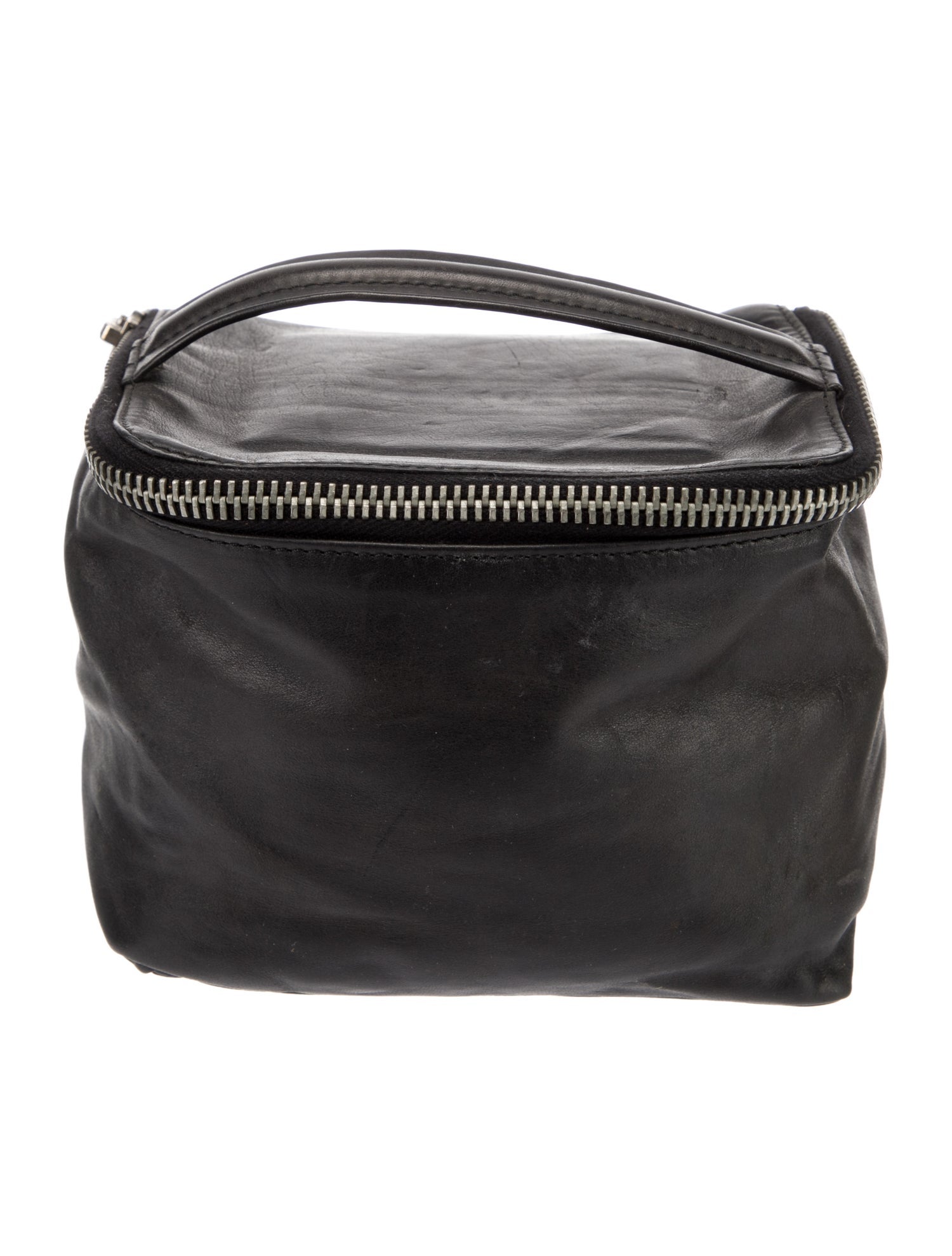 Rick Owens Leather Cosmetic Bag - Black Cosmetic Bags