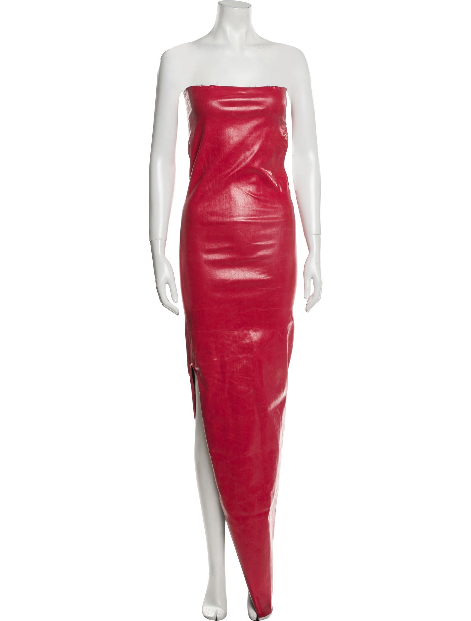 Rick Owens Strapless Long Dress - Red Dresses, Clothing - RIC79682 | The  RealReal