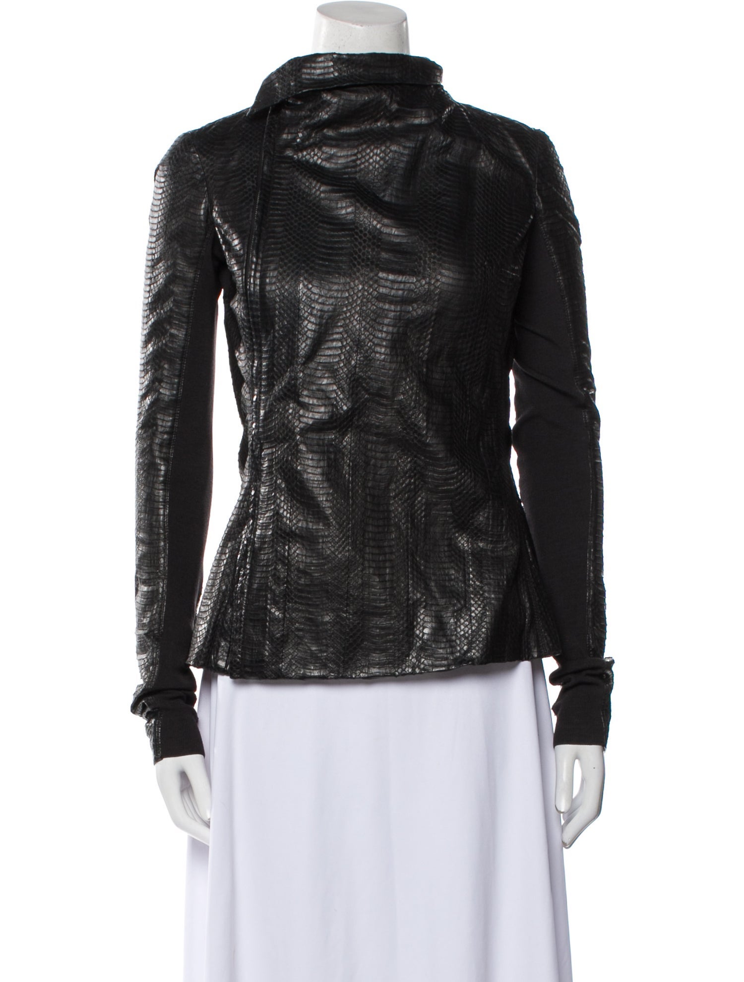 rick owens snakeskin jacket