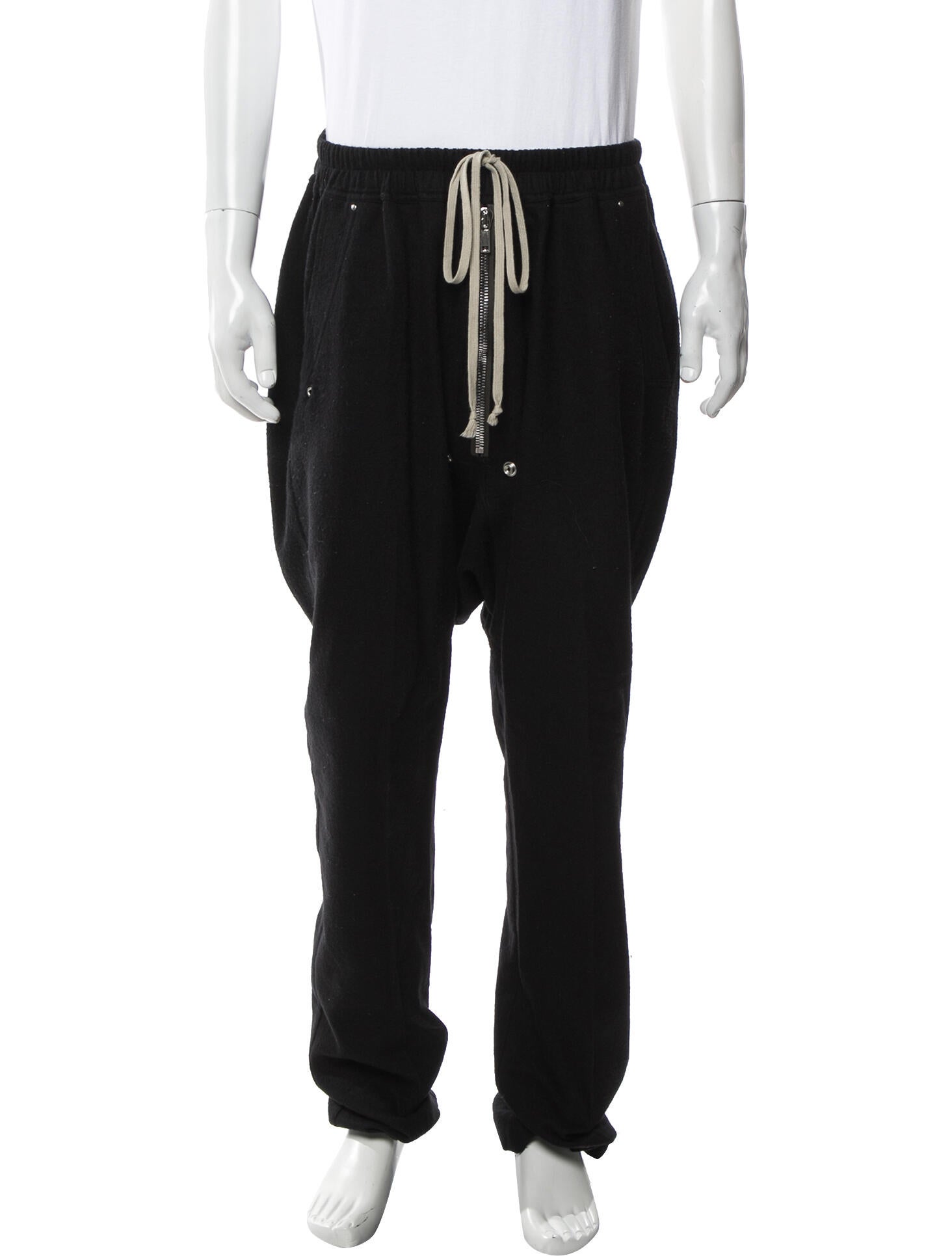 Rick Owens Colorblock Pattern Joggers