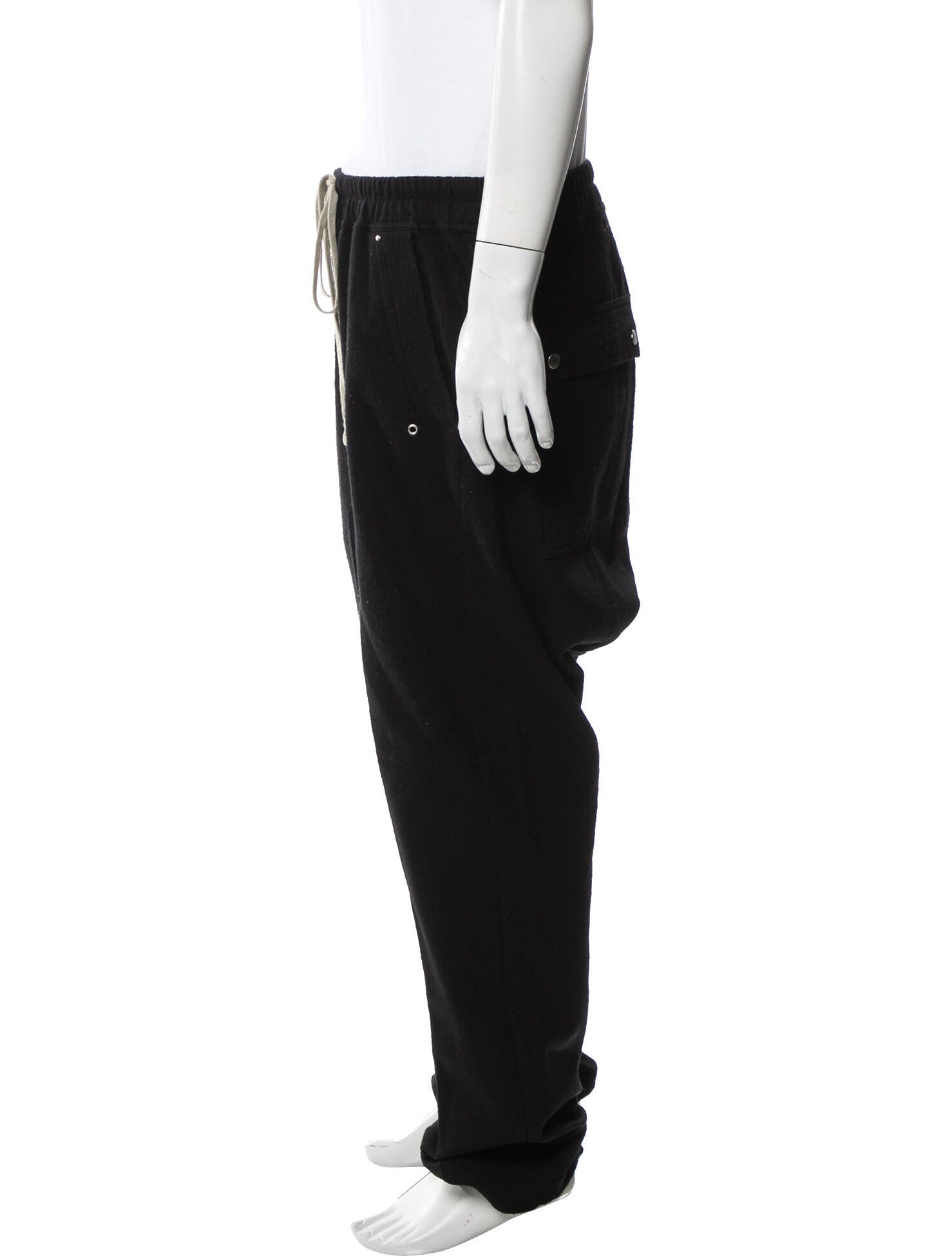 Rick Owens Colorblock Pattern Joggers