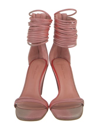 Rick Owens Embossed Leather Sandals