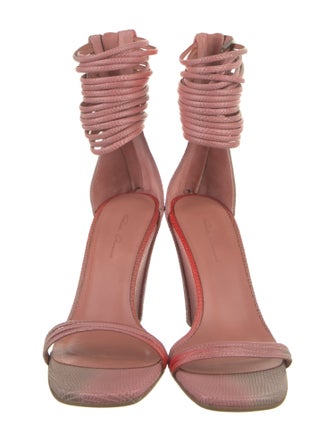 Rick Owens Embossed Leather Sandals