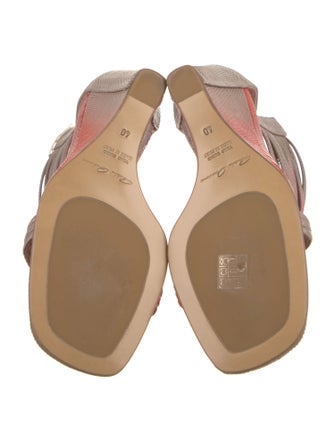 Rick Owens Embossed Leather Sandals