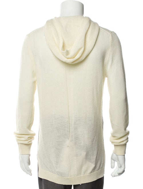 Rick Owens Virgin Wool Colorblock Pattern Pullover