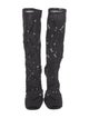 Rick Owens Sequin Embellishments Lace-Up Boots