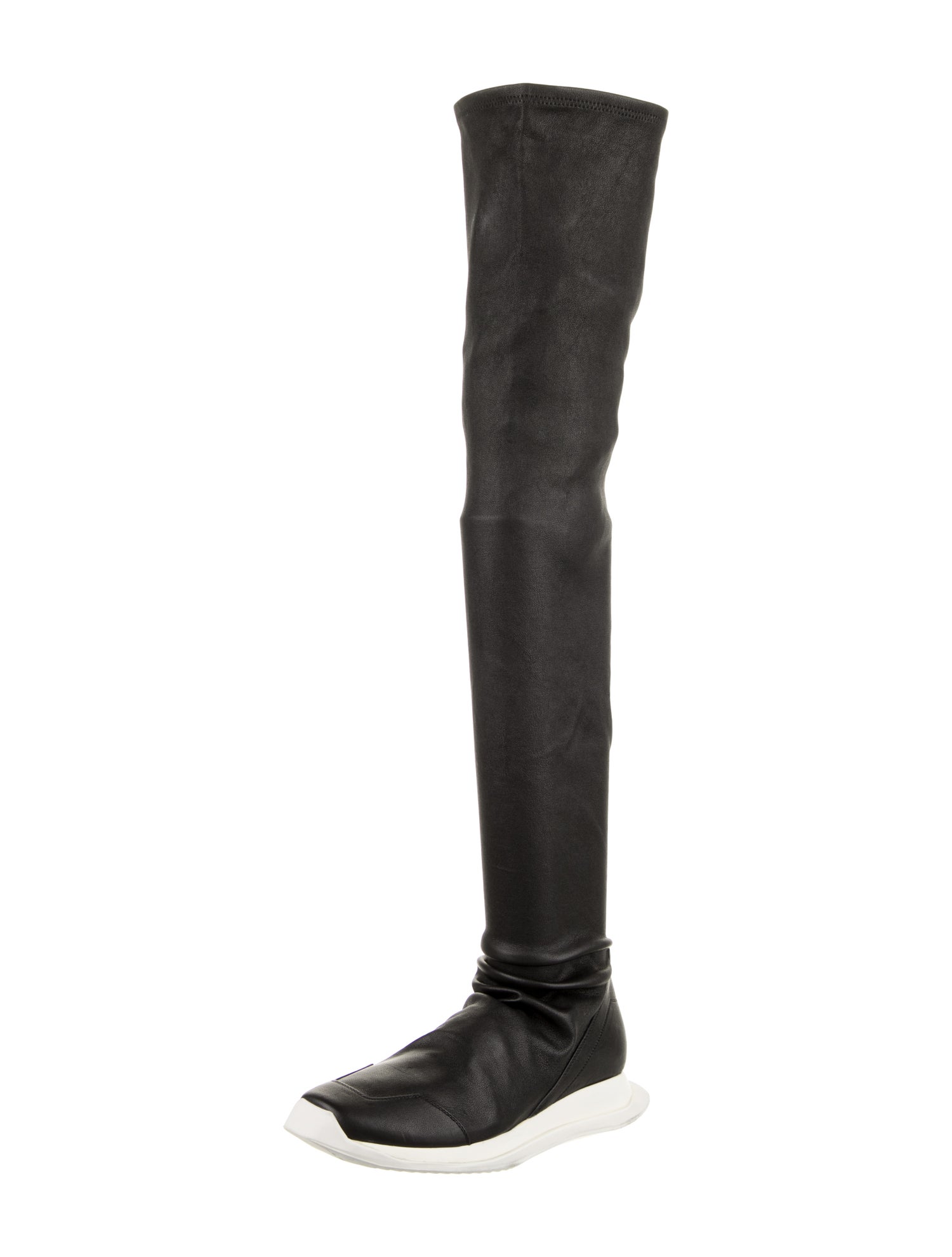 Rick Owens Leather Sock Boots w/ Tags