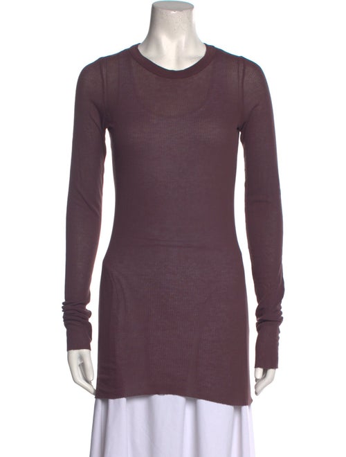 Rick Owens Crew Neck Long Sleeve Tunic