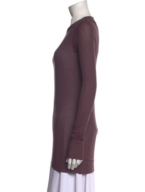Rick Owens Crew Neck Long Sleeve Tunic