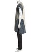 Rick Owens Colorblock Pattern Overcoat