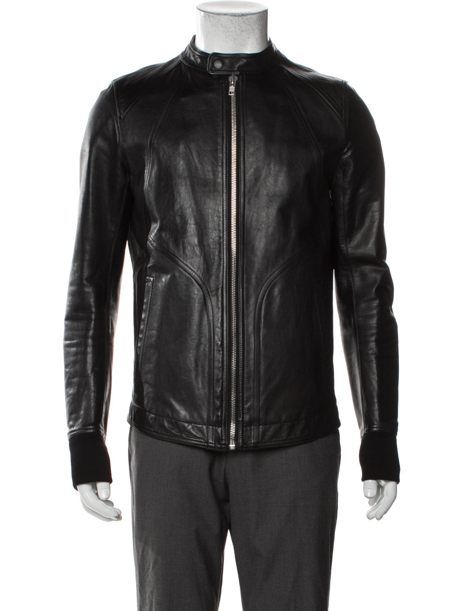 Rick Owens Calfskin Moto Jacket