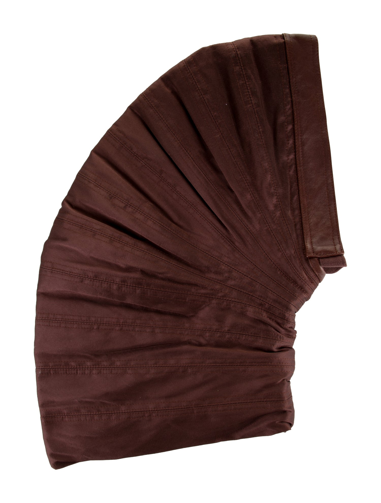 Rick Owens Silk Leather Trimmed Balaclava w/ Tags