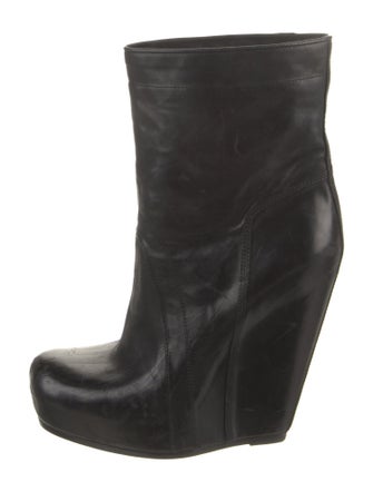 Rick Owens Leather Boots