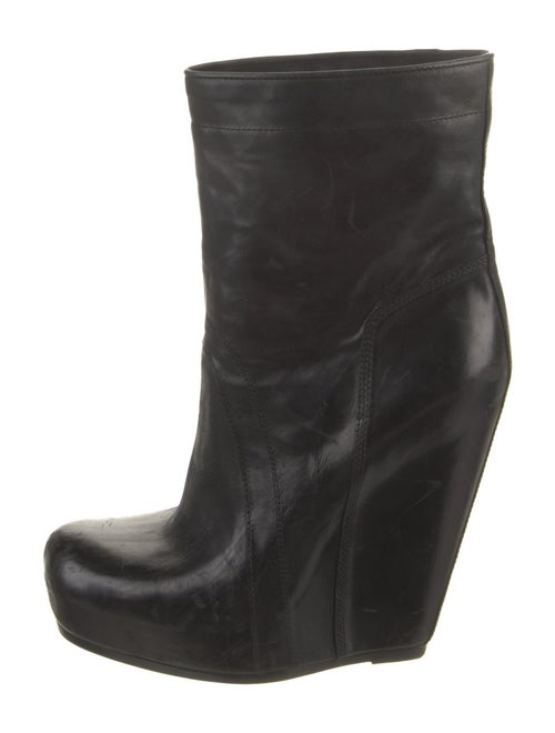 Rick Owens Leather Boots