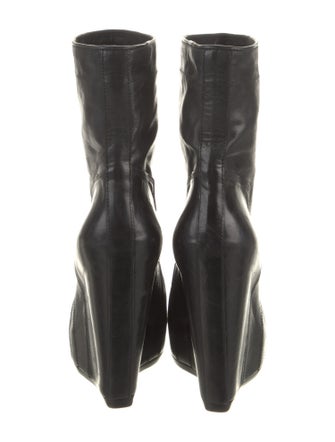 Rick Owens Leather Boots