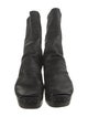 Rick Owens Leather Studded Accents Sock Boots