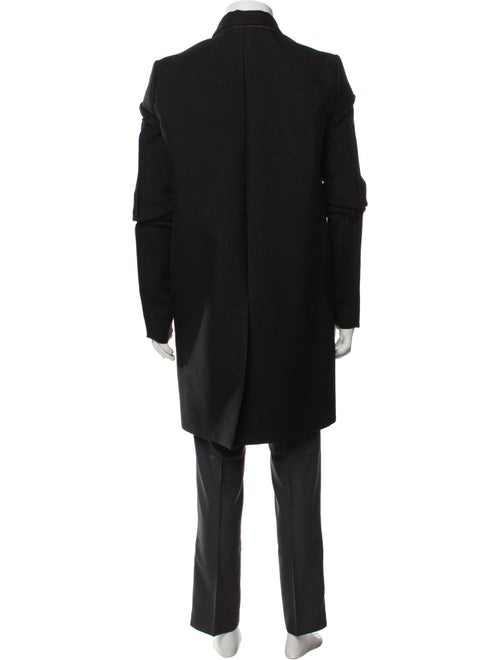 Rick Owens 2017 'Glitter' Weakling Peacoat Overcoat