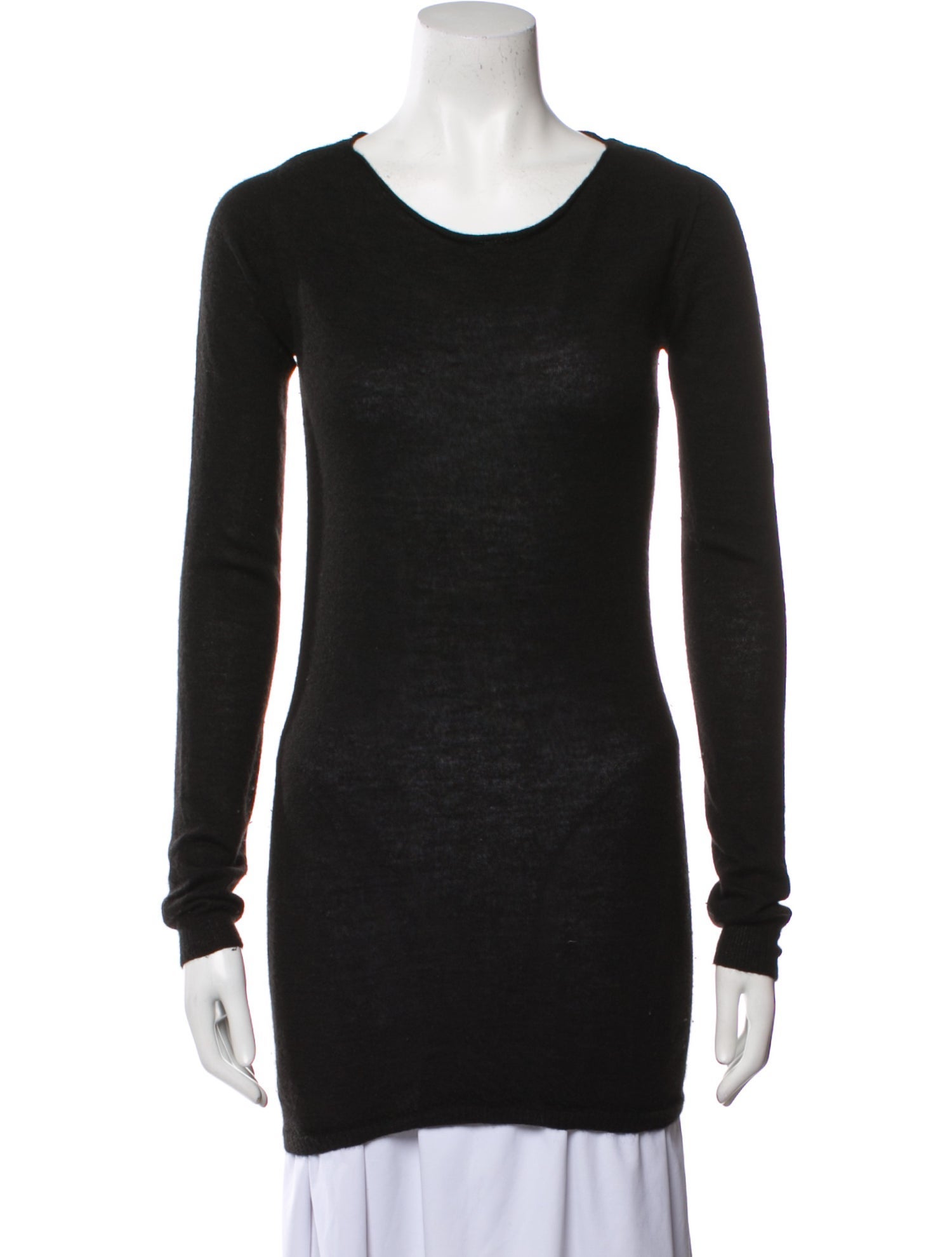 Rick Owens Cashmere Scoop Neck Sweater