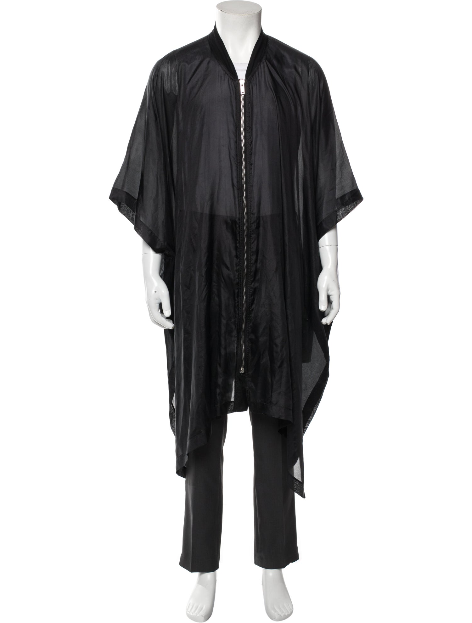 Rick Owens Silk Trench Coat