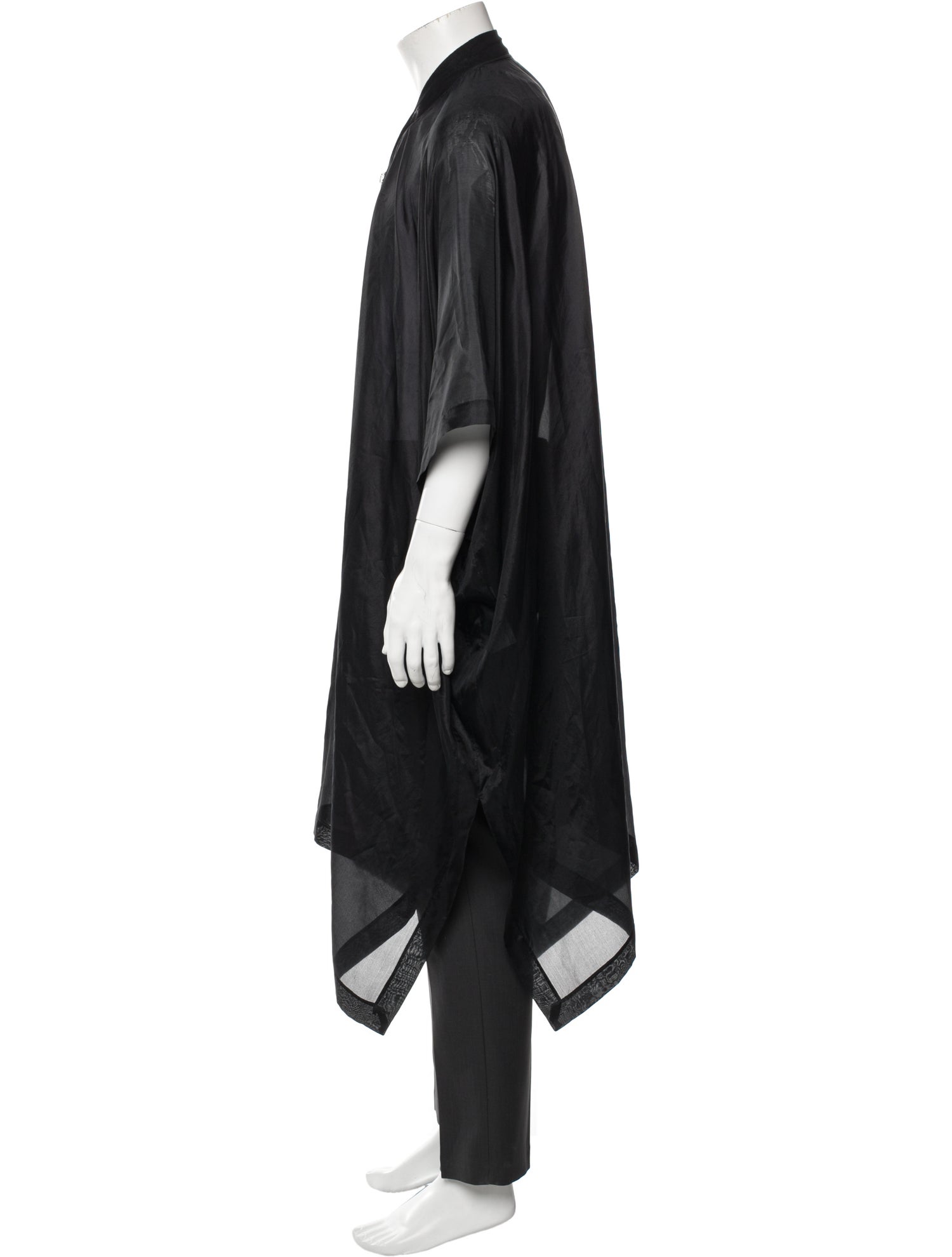 Rick Owens Silk Trench Coat