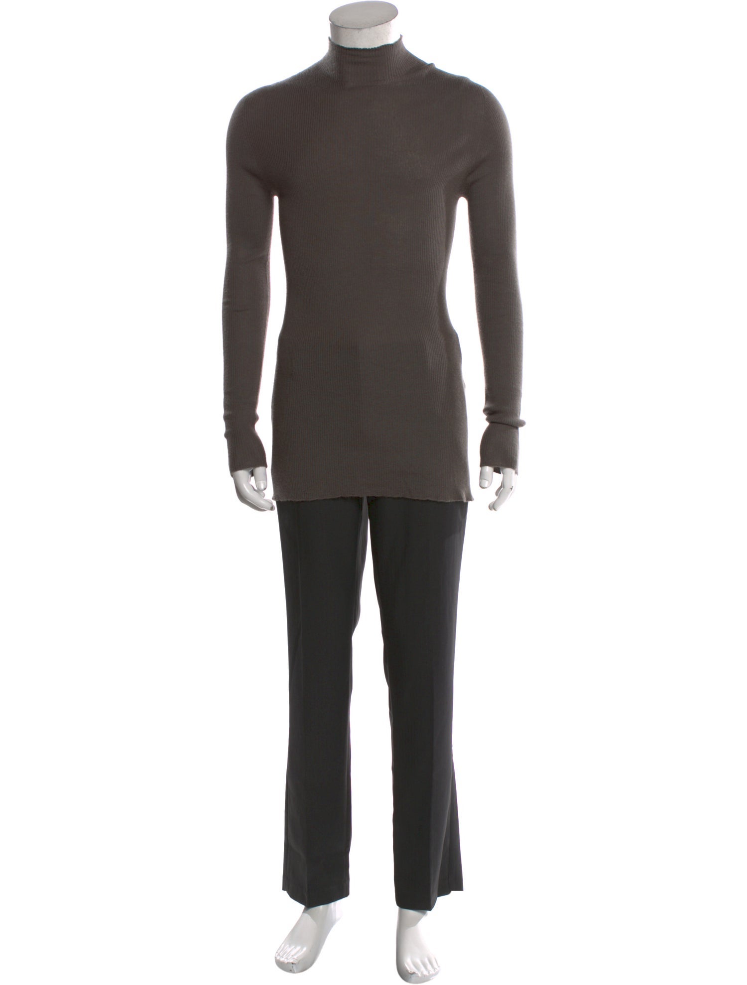 Rick Owens Cashmere Crew Neck T-Shirt