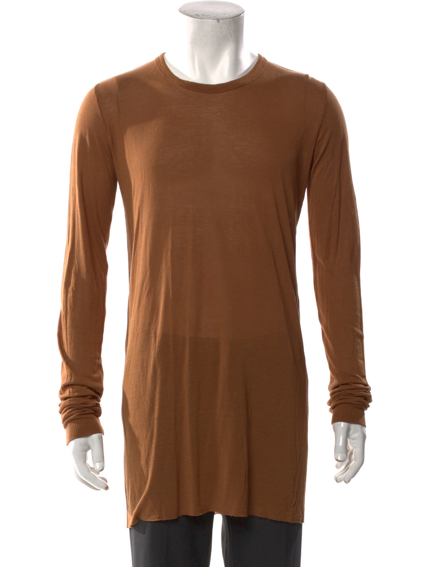 Rick Owens Crew Neck Long Sleeve T-Shirt w/ Tags