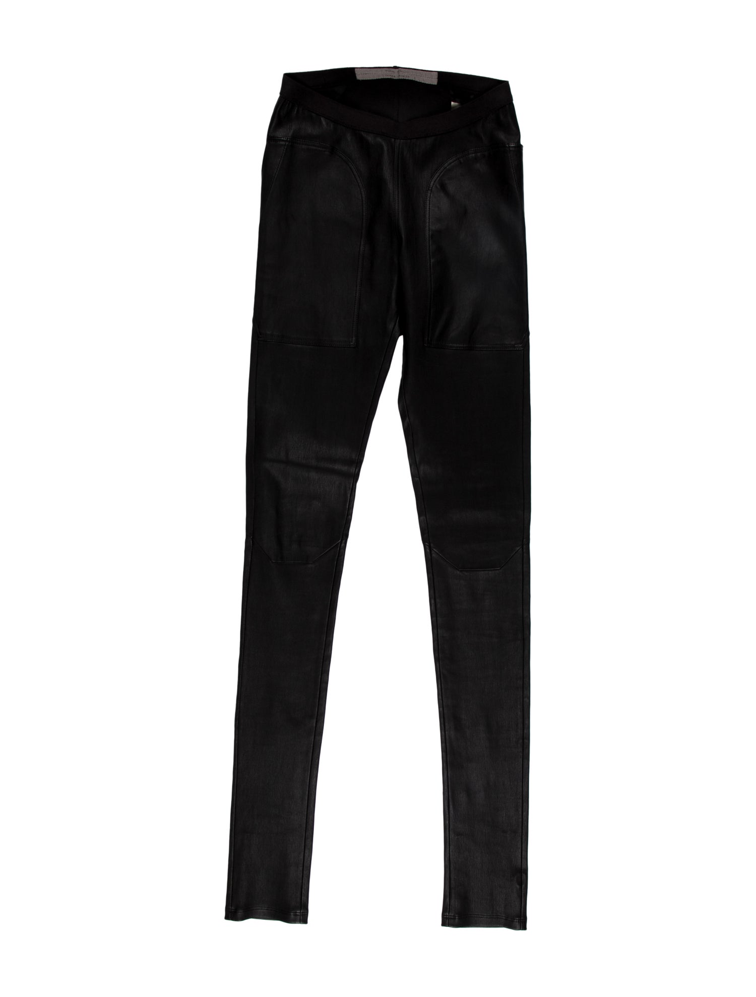 Rick Owens Lamb Leather Skinny Leg Pants