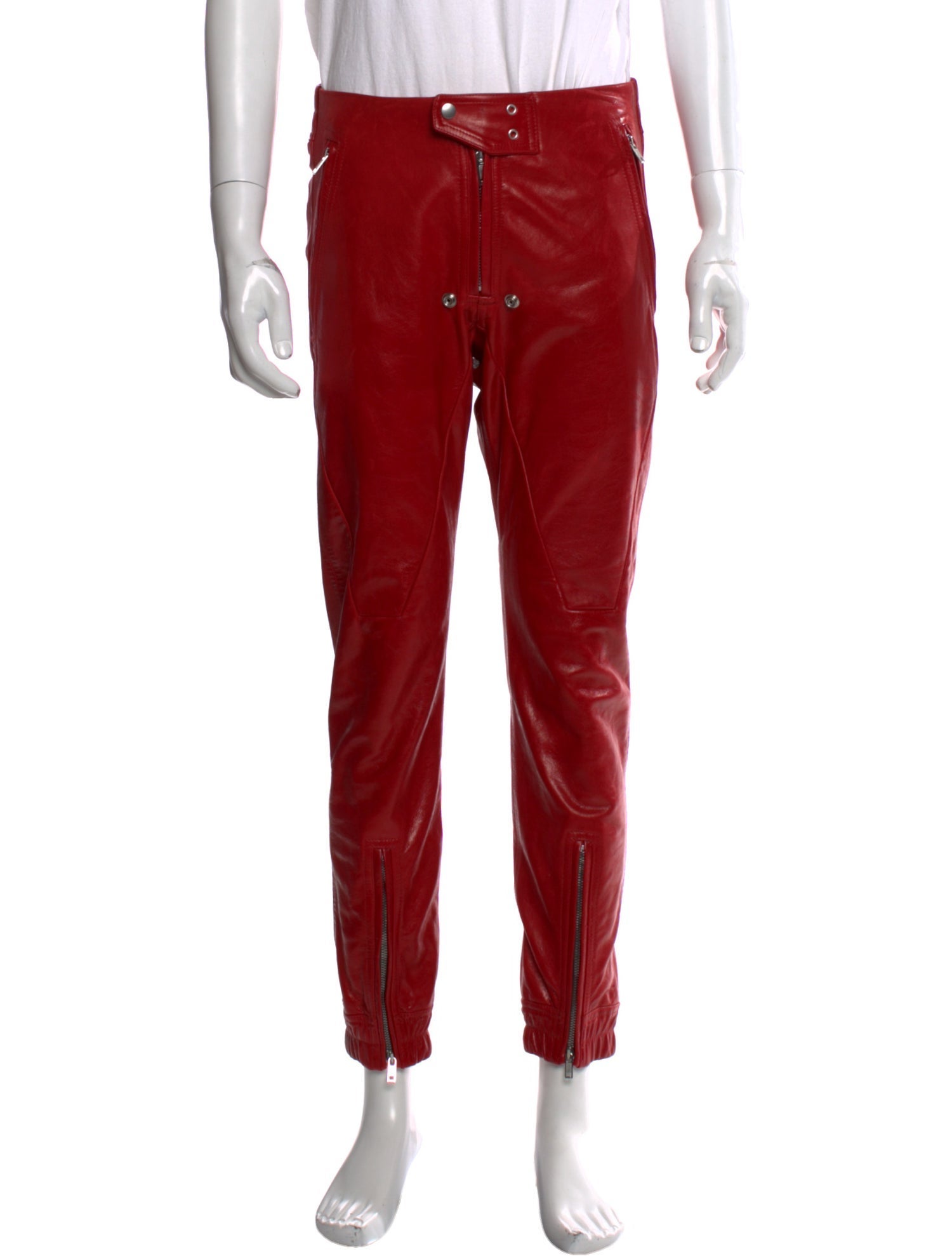 Rick Owens Calf Leather Joggers