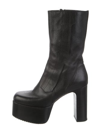 Rick Owens Leather Boots