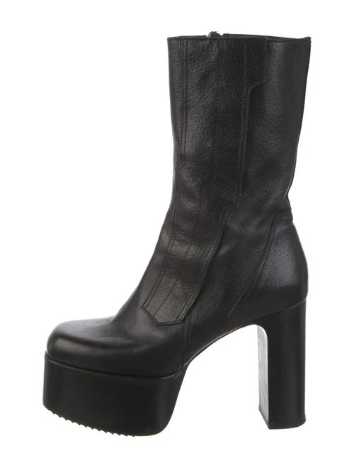 Rick Owens Leather Boots