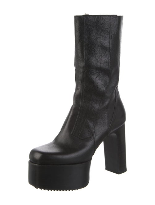 Rick Owens Leather Boots