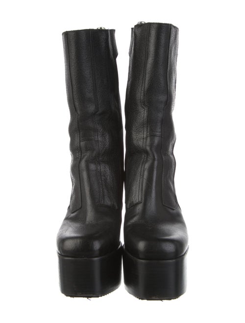Rick Owens Leather Boots