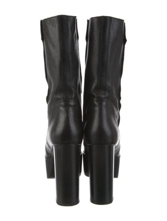 Rick Owens Leather Boots