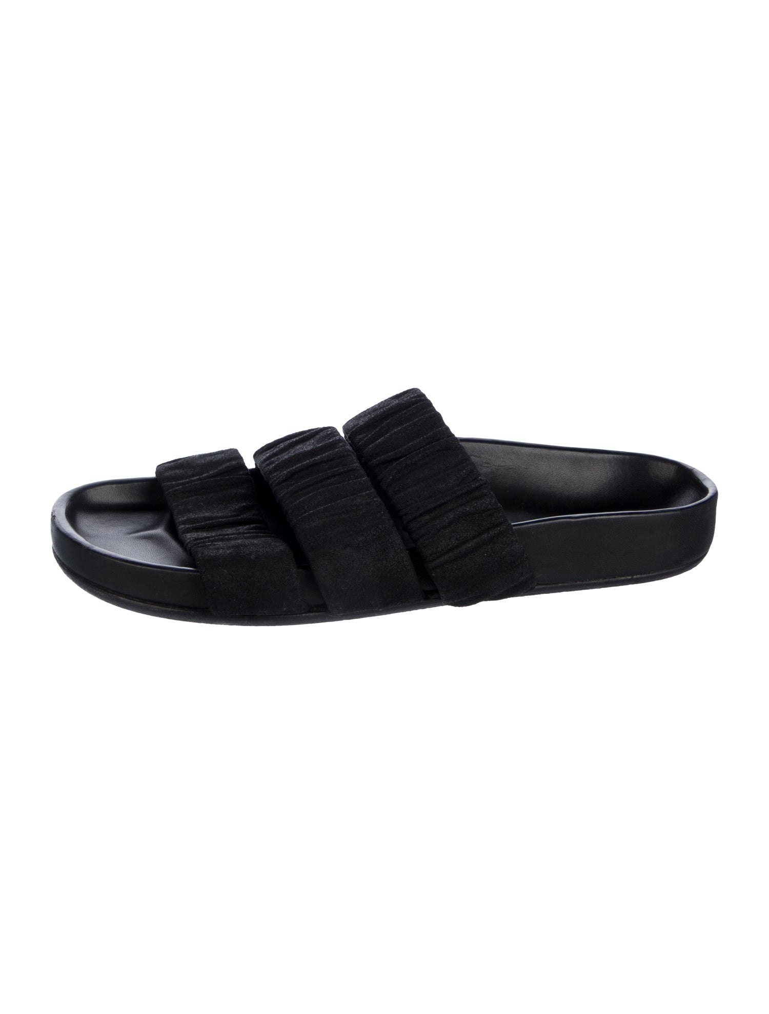 Rick Owens Leather Slides