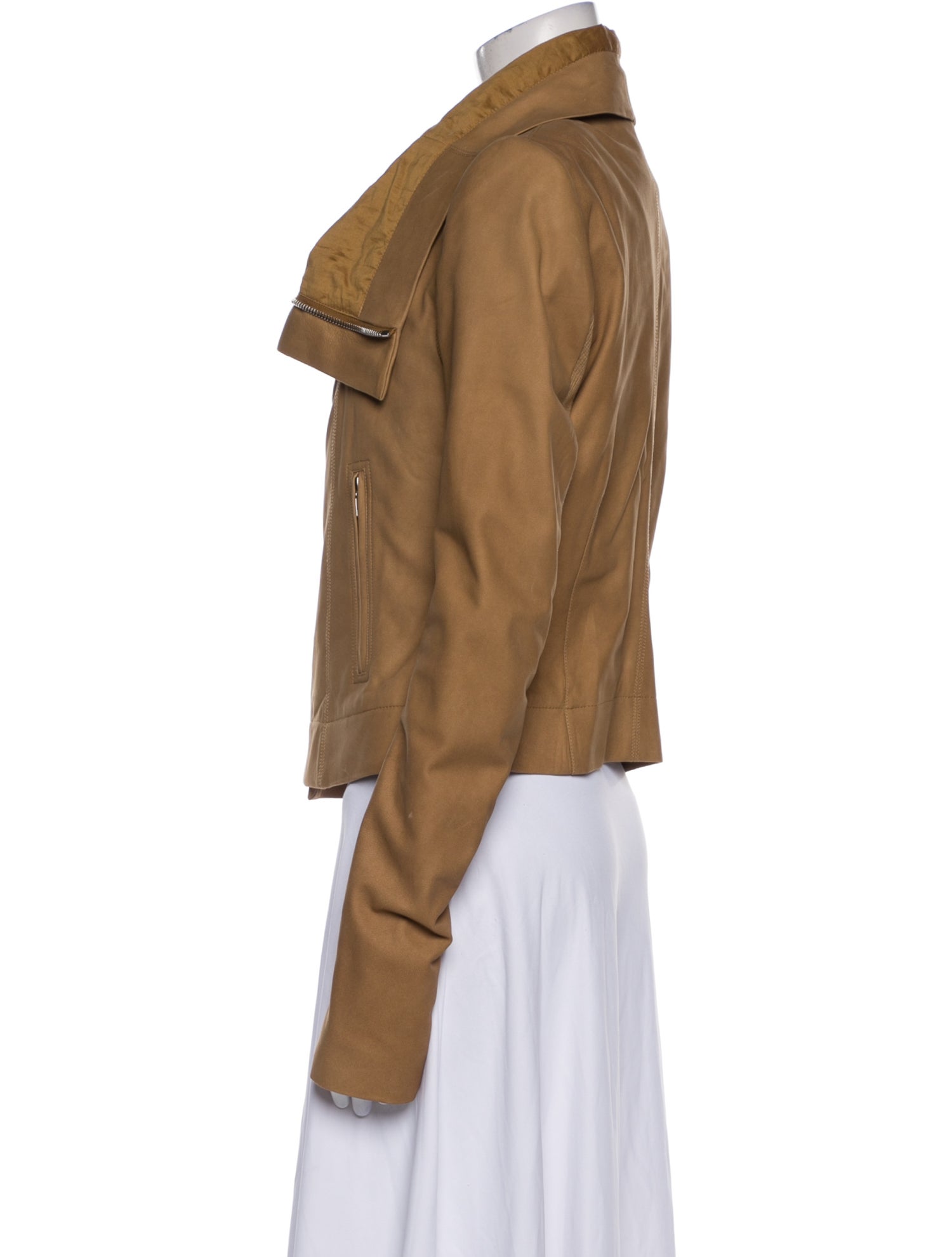 Rick Owens Leather Biker Jacket