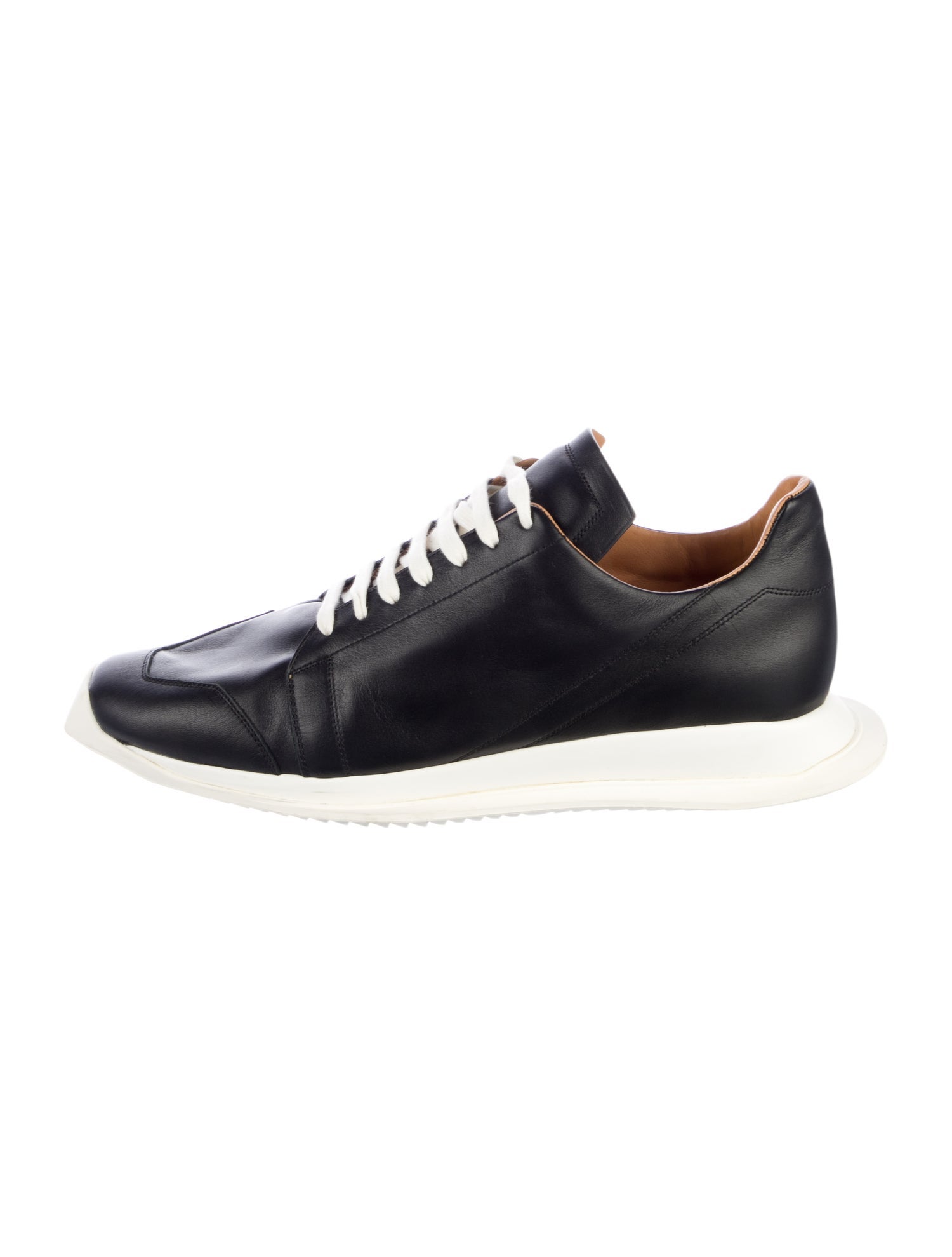 Rick Owens Leather Sneakers