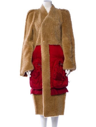 Rick Owens 2019 'Larry' Zionic Coat Fur Coat