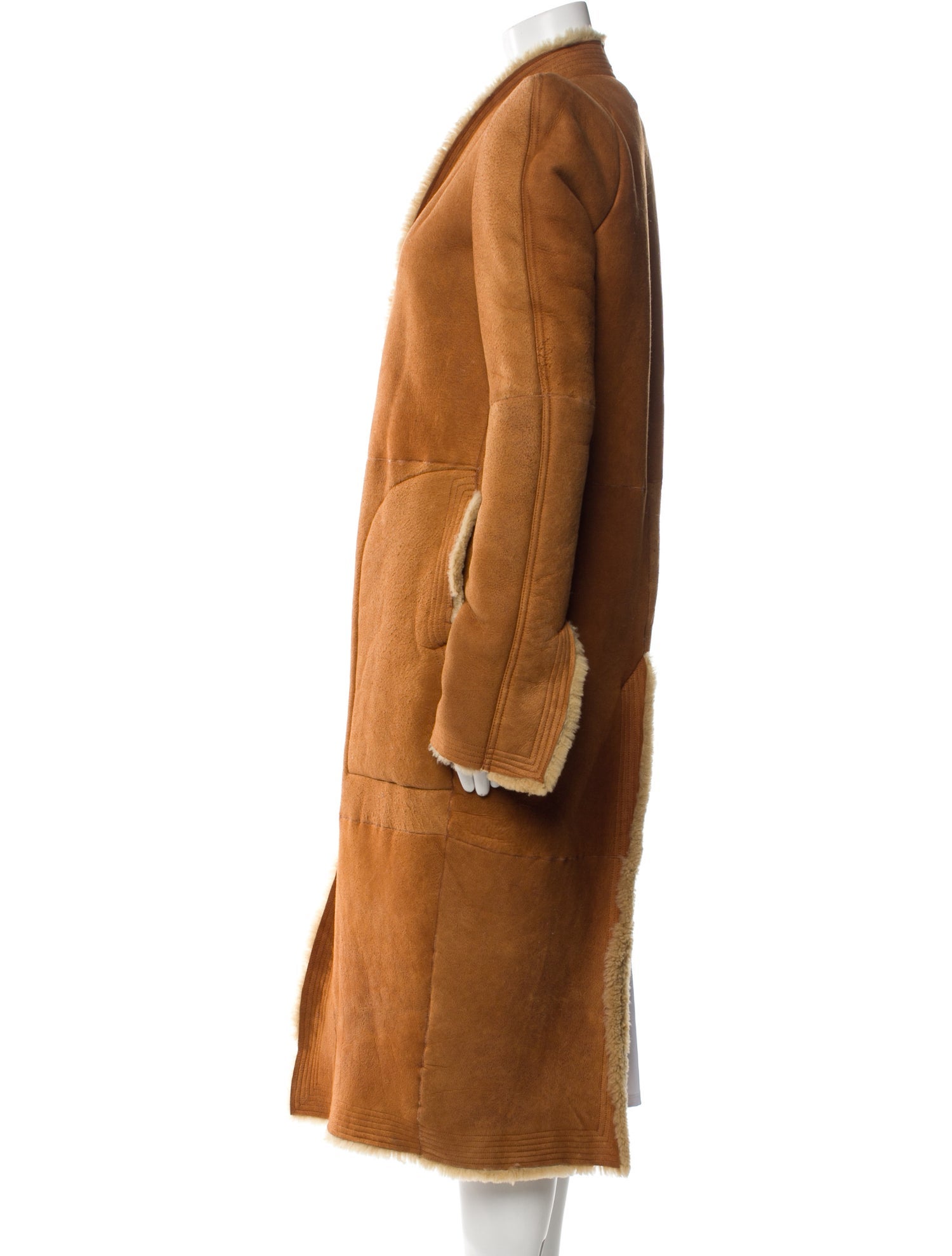 Rick Owens 2019 'Larry' Nappa Zionic Coat Fur Coat