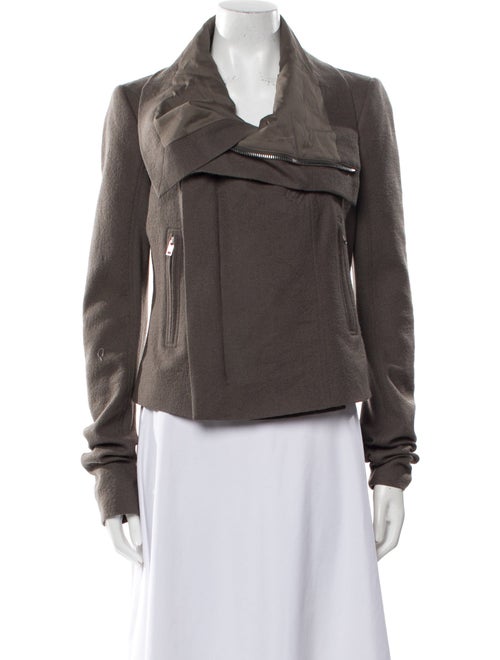 Rick Owens Virgin Wool Biker Jacket