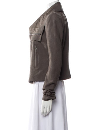 Rick Owens Virgin Wool Biker Jacket