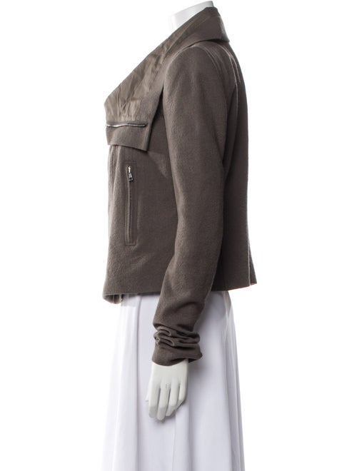 Rick Owens Virgin Wool Biker Jacket