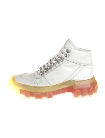 Rick Owens Leather Chunky Sneakers