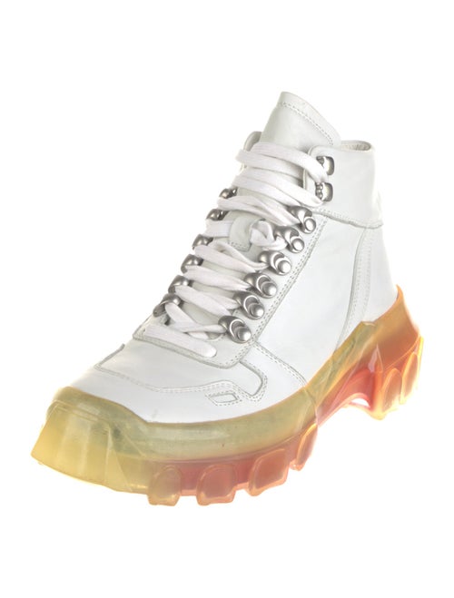 Rick Owens Leather Chunky Sneakers