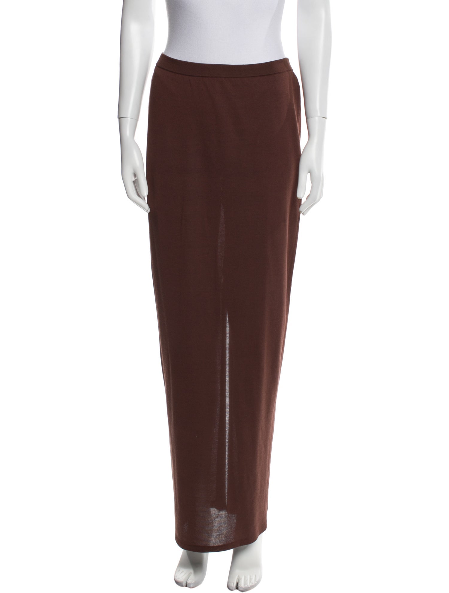 Rick Owens Silk Long Skirt