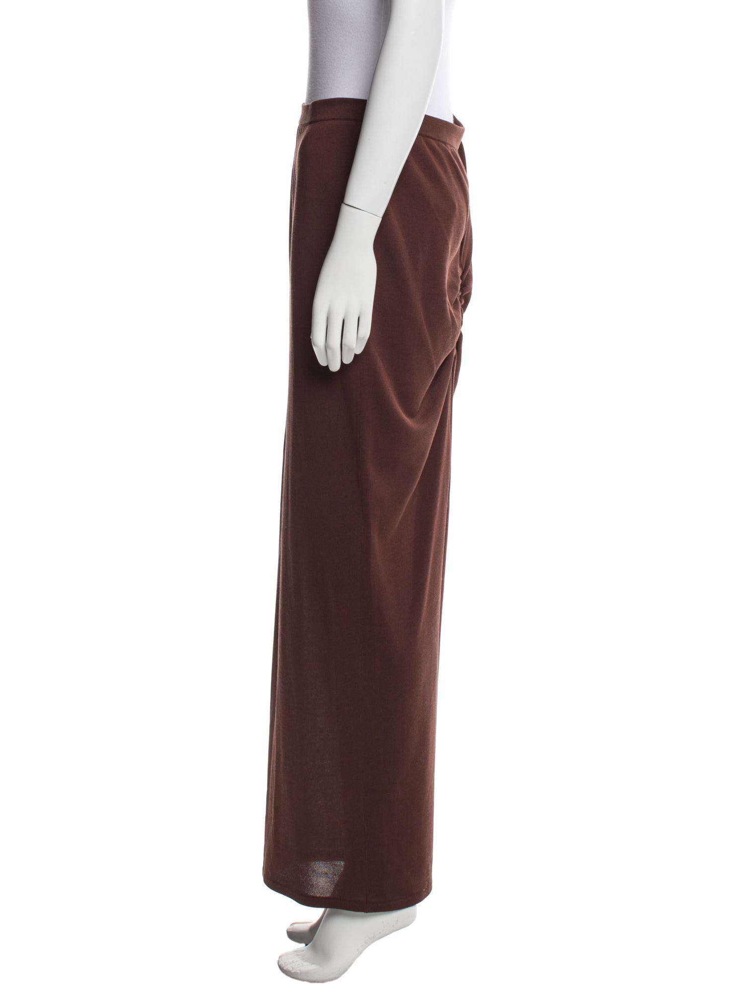 Rick Owens Silk Long Skirt