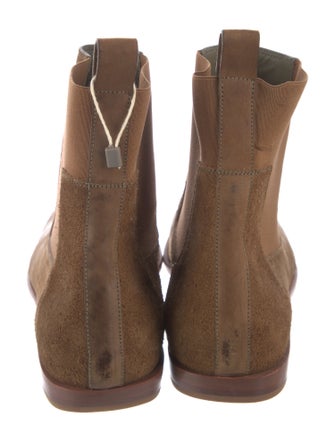Rick Owens Suede Chelsea Boots